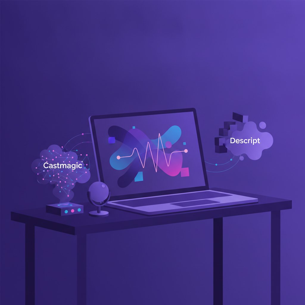 Castmagic vs Descript for Audio Content Repurposing