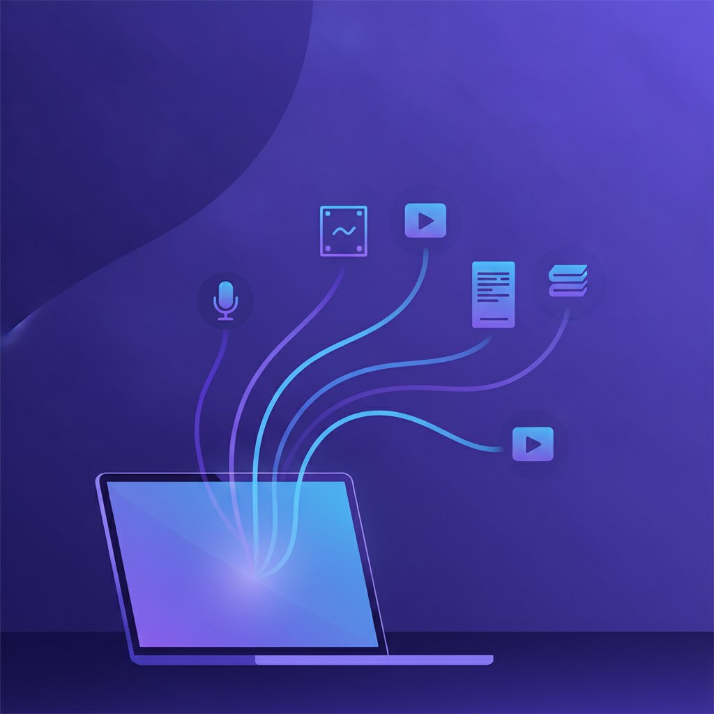 My AI-Powered Content Repurposing Workflow: From One Idea to Five Formats