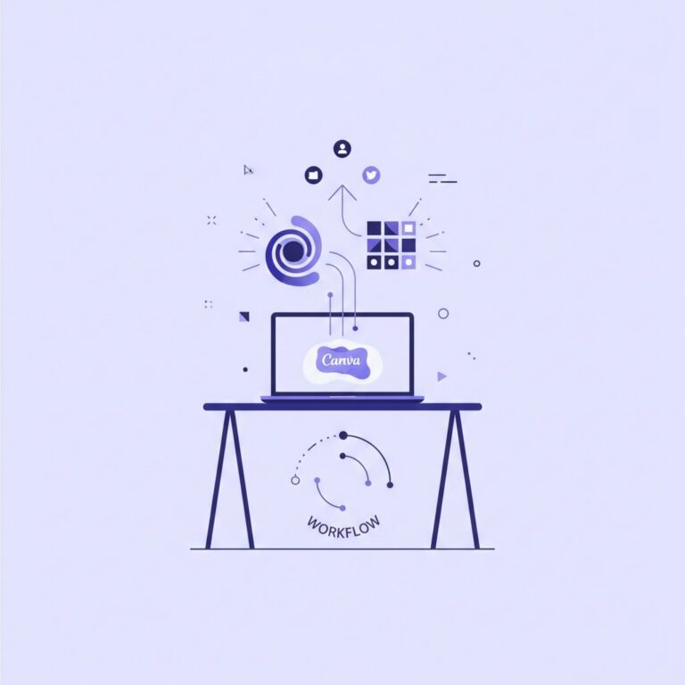 My Midjourney and Canva Social Media Workflow